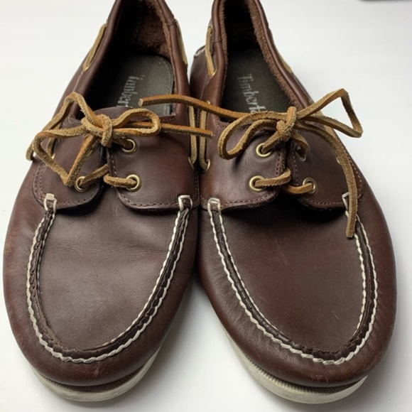 Timberland men's brown "boat shoes", size 10.5M - Picture 1 of 11